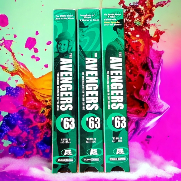 The Avengers '63 Set 4 VHS Movies - Picture 1 of 5